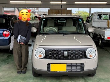 ラパン　納車させていただきました！